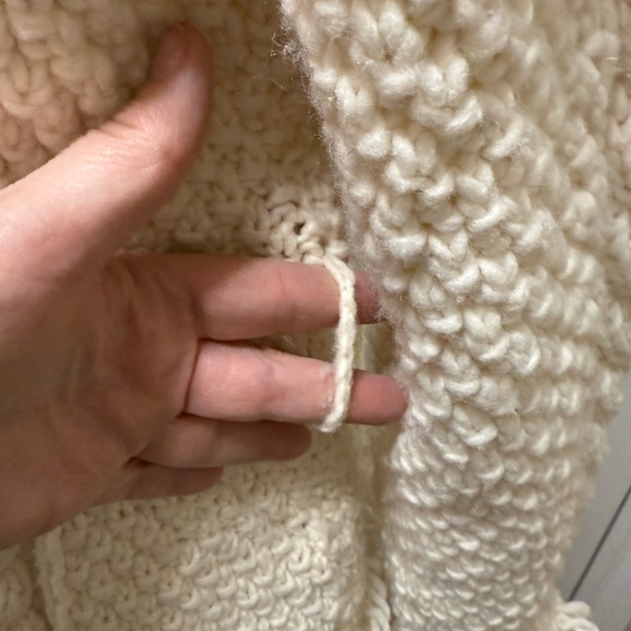 Cozy Cream Hooded Cardigan - Picture 6 of 10